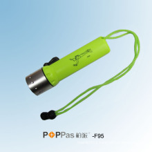CREE Xr-E Q5 LED Ipx8 Diving Flashlight (POPPAS- F95)